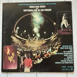 Three Dog Night Was Captured Live At The Forum Vintage Vinyl Album